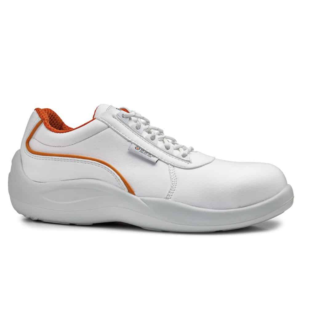 Base White B0501 Safety Shoe - White safety trainers