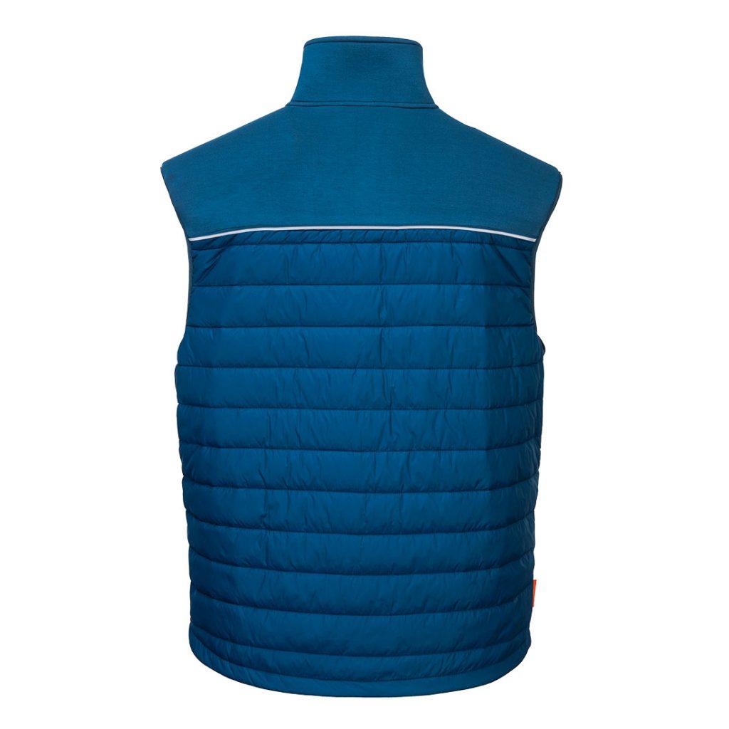 Portwest DX470 DX4 Hybrid Baffle Gilet Back Blue