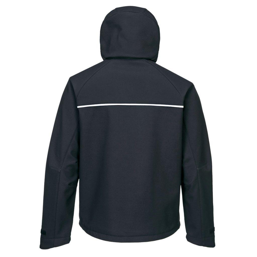 Portwest DX474 DX4 Softshell Jacket Black Back