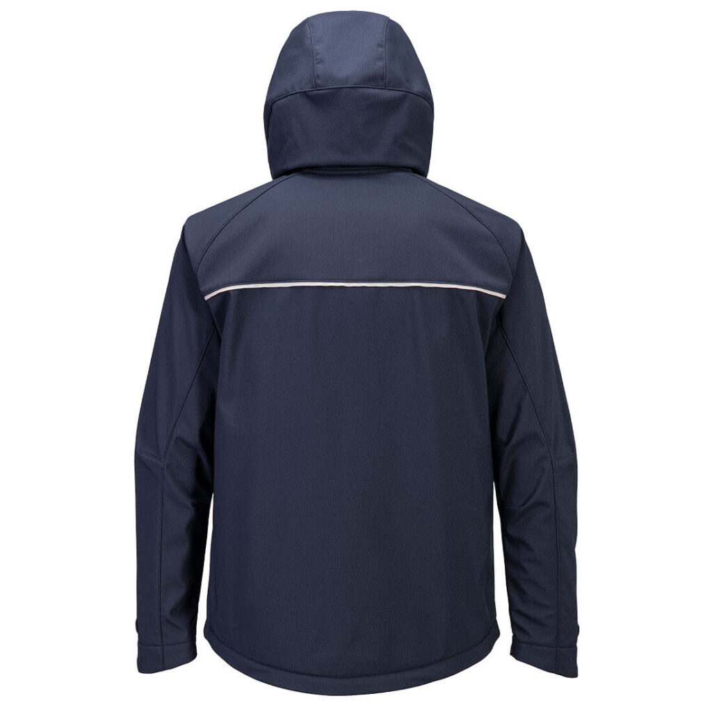 Portwest DX474 DX4 Softshell Jacket - Navy - Rear