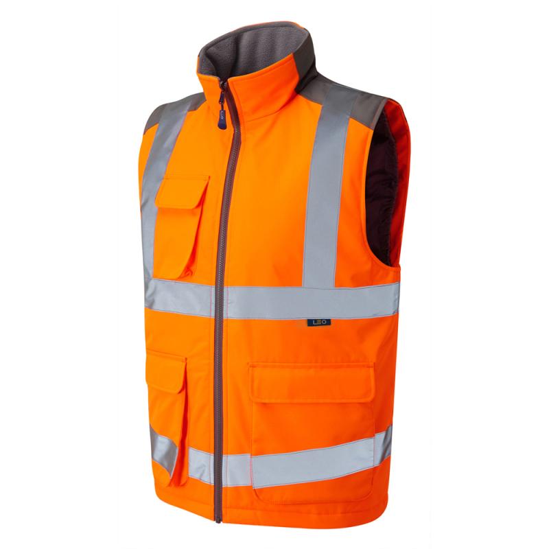 Torrington Bodywarmer LEO Workwear Orange