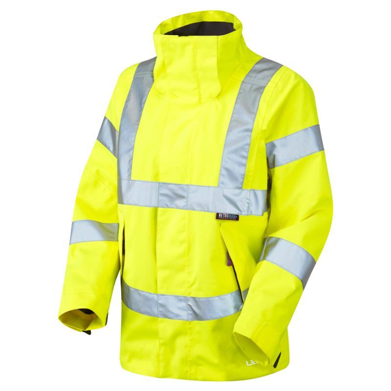 Rosemoor LEO Workwear Women's workwear Yellow - ladies hi vis waterproof jacket