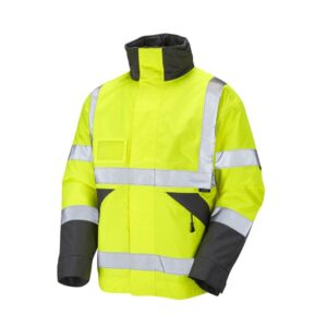 Hi Vis Bomber Jacket Fleece lined