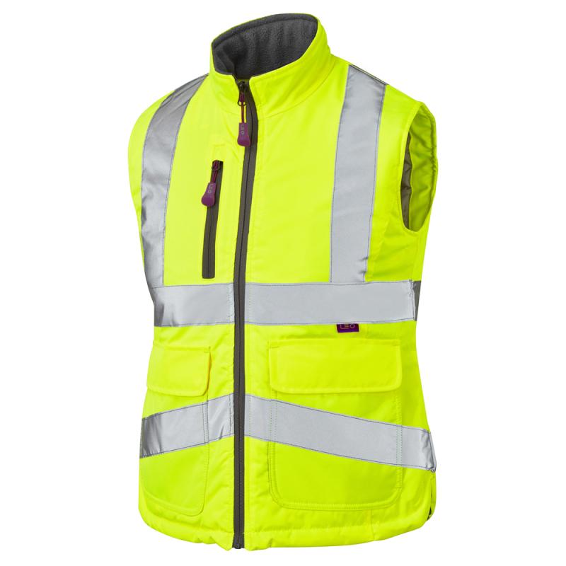 Sandymere womans workwear bodywarmer Yellow