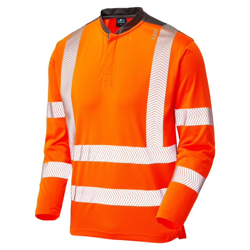 Watermouth Long sleeved t shirt LEO workwear Orange