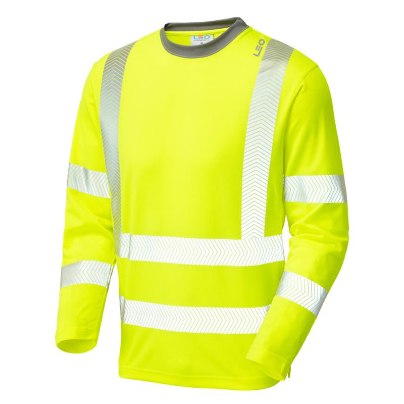 Capstone Long sleeved t shirt LEO workwear Yellow