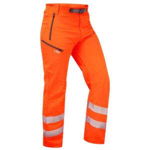 LEO orange hi vis trousers