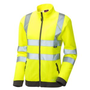 Hollicombe LEO workwear womens sweatshirt yellow