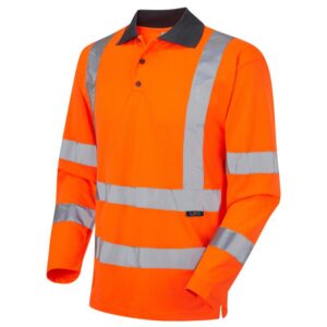 Woolsery long sleeve t shirt orange front