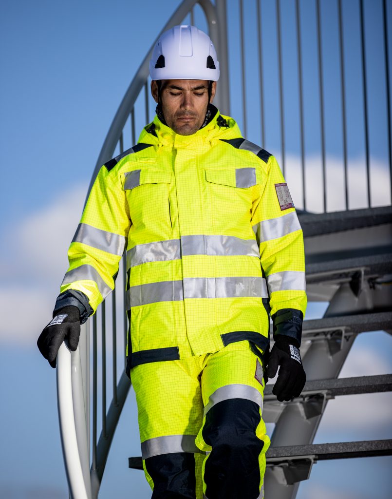 Portwest MV70 Modaflame Rain Multi Norm Arc Jacket - Hi Vis Yellow Arc flash Jacket