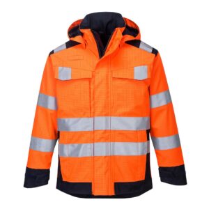 Portwest MV70 Flame Arc resistant Jacket Orange Front