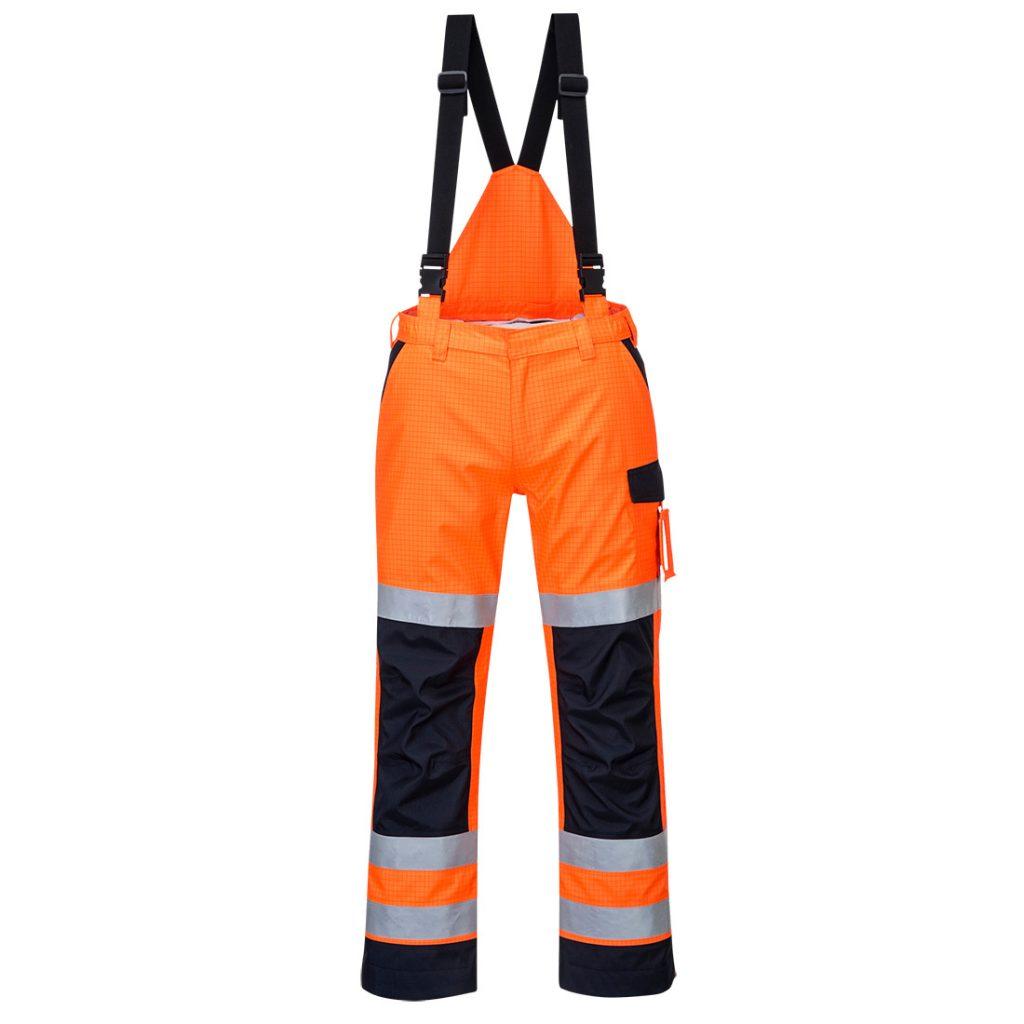 Portwest MV71 Orange Coverall Flame Resistant Front