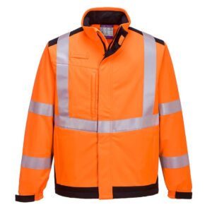 Portwest MV72 Flame Arc Resistant Jacket Orange Front