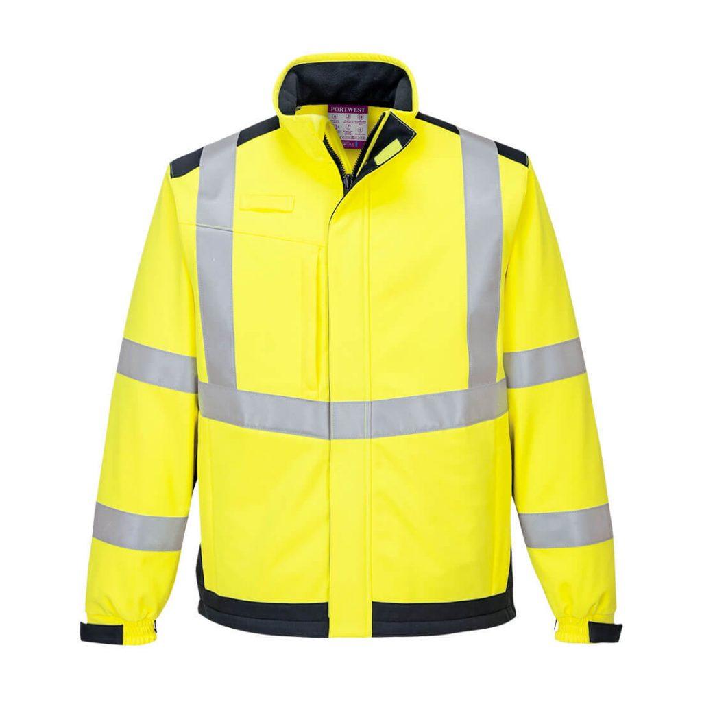 Portwest MV72 Flame Arc Resistant Jacket Yellow Front