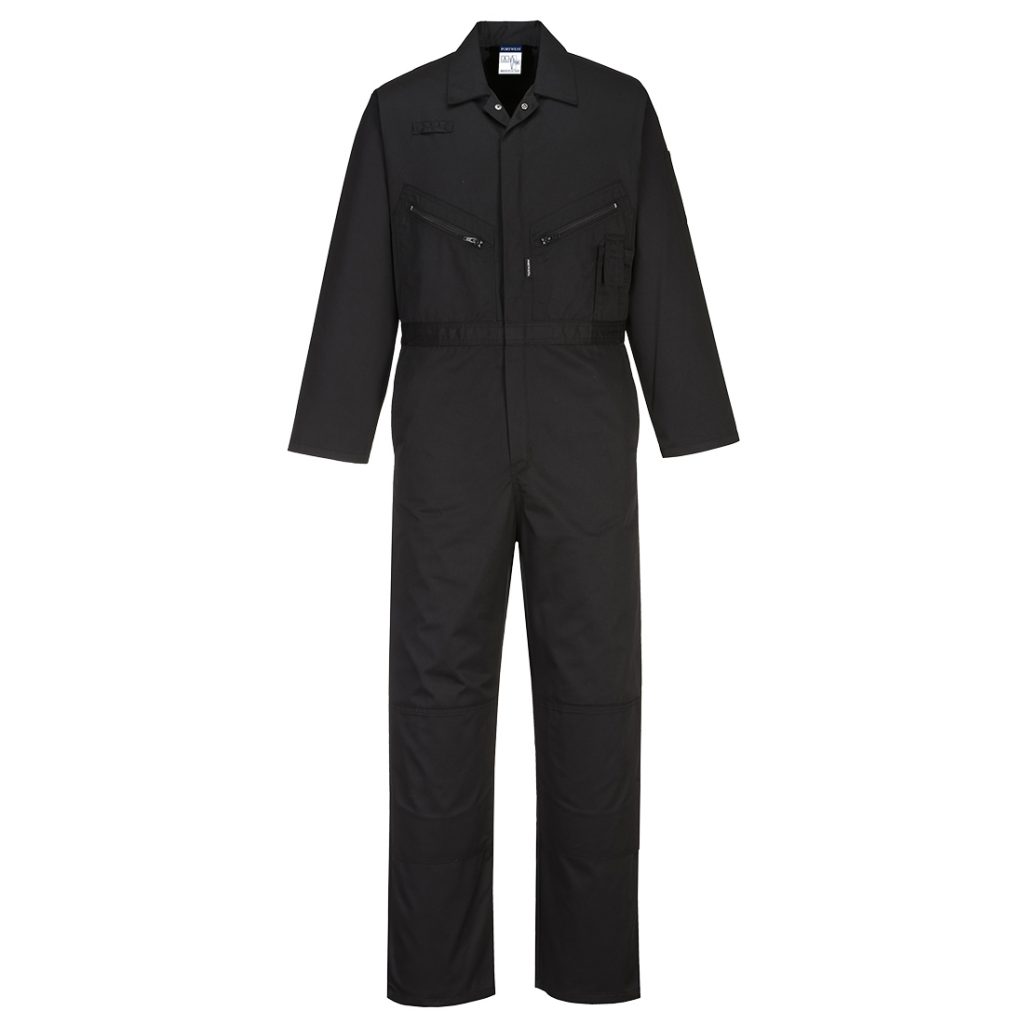 Portwest C815 Kneepad Coverall Black