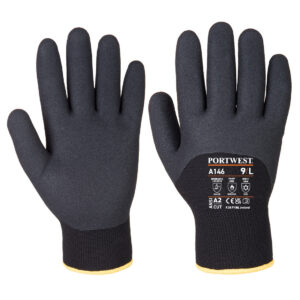 Portwest Thermal gloves A146 Black - thermal work gloves