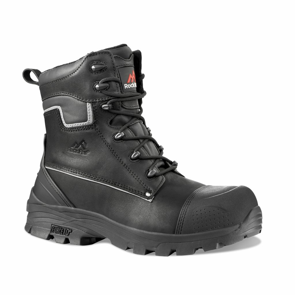 Rock Fall Shale Safety Boots - side zip safety boots