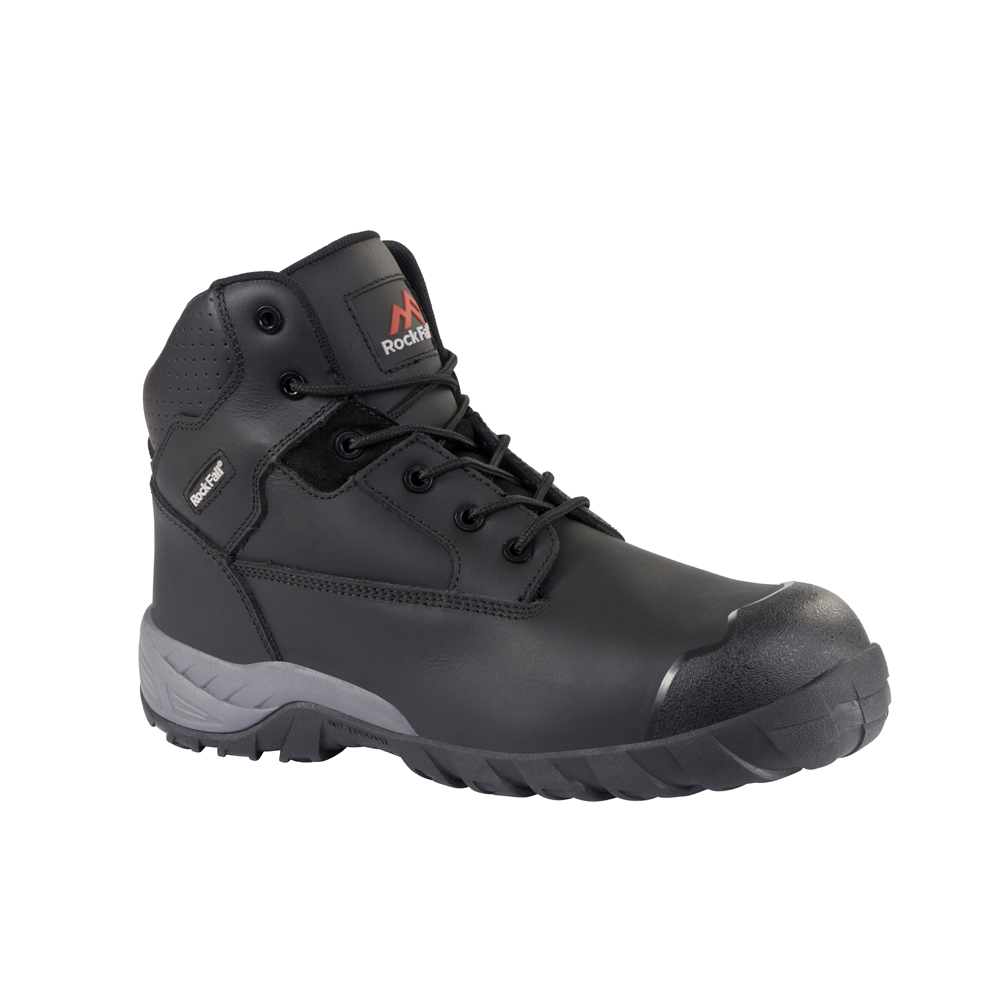 Rock Fall Flint Black Lightweight safety boots