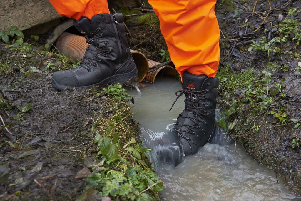 Rock Fall RF4500 Titanium High Leg Waterproof Safety Boots