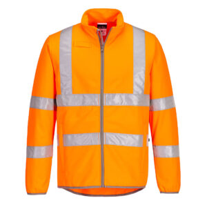 Portwest EC24 Eco Hi-Vis Softshell Orange Front