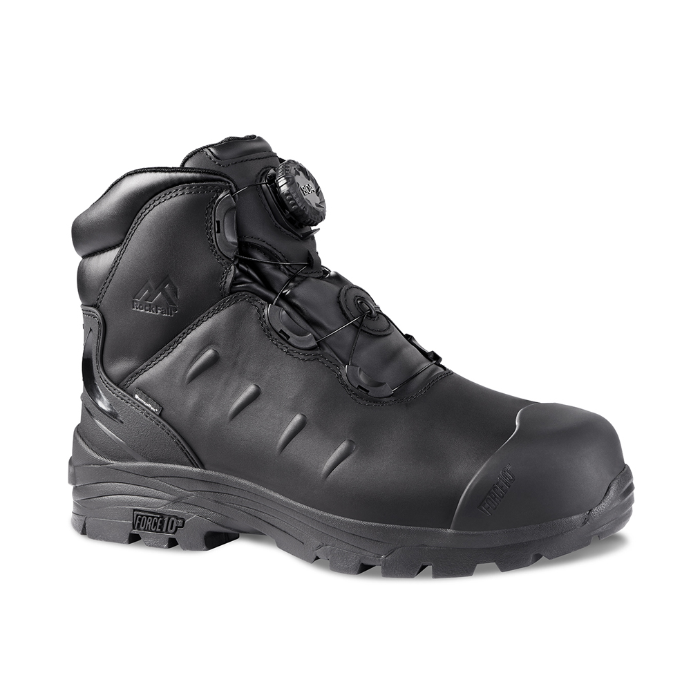 Rockfall RF709 Lava Safety Boots with Wire Laces Black