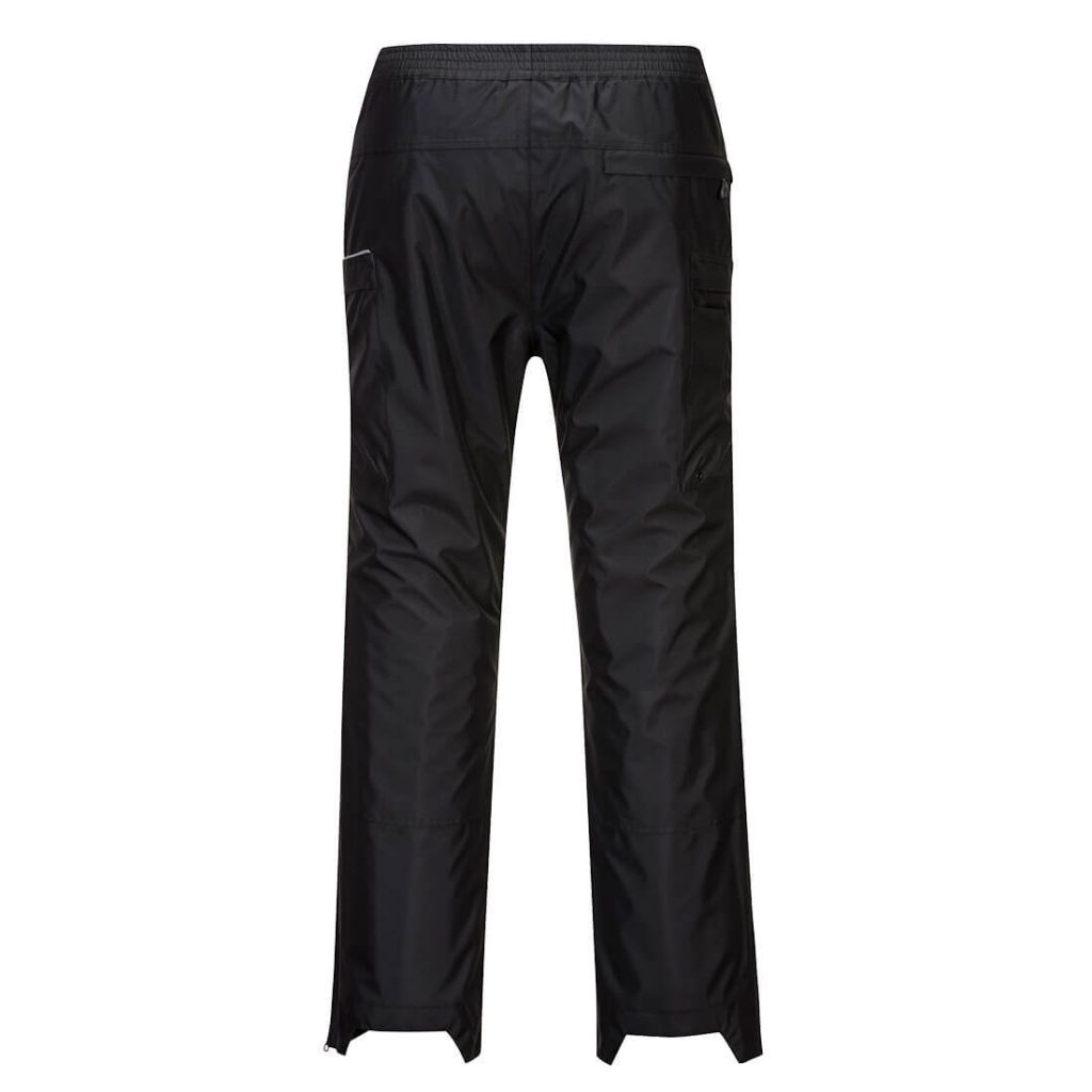 Portwest T604 PW3 Rain Trouser Black Rear