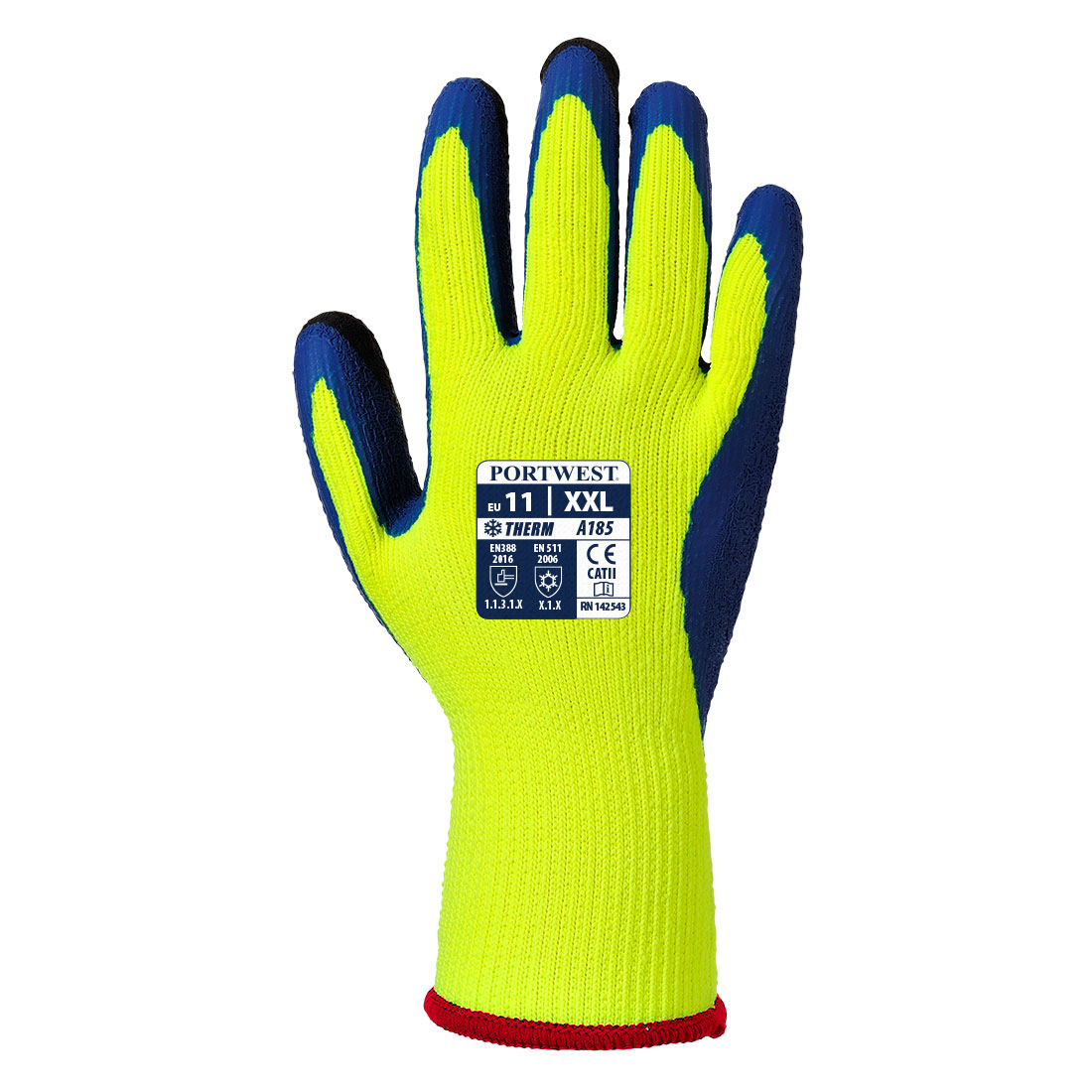 A185 Duo-Therm Glove - Portwest yellow gloves