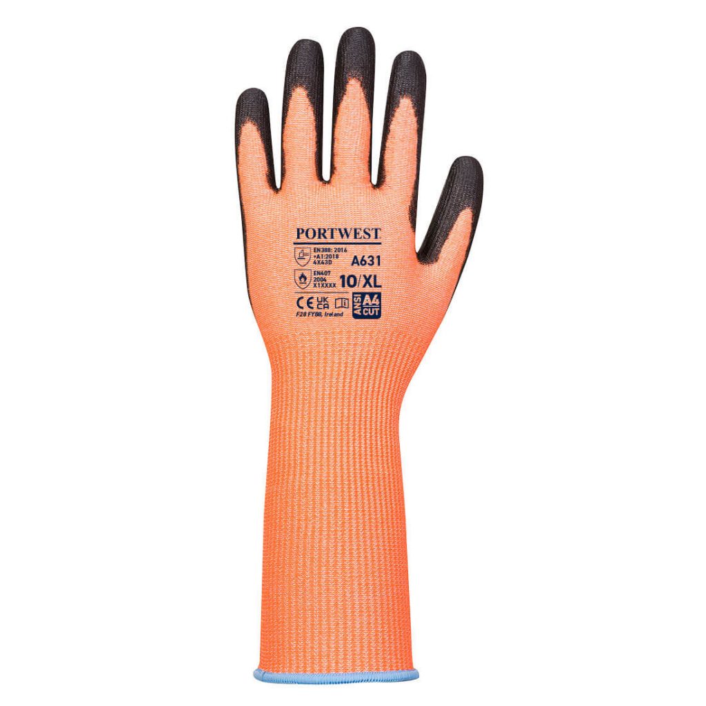 Portwest A631 Vis-Tex Cut Glove Long Cuff