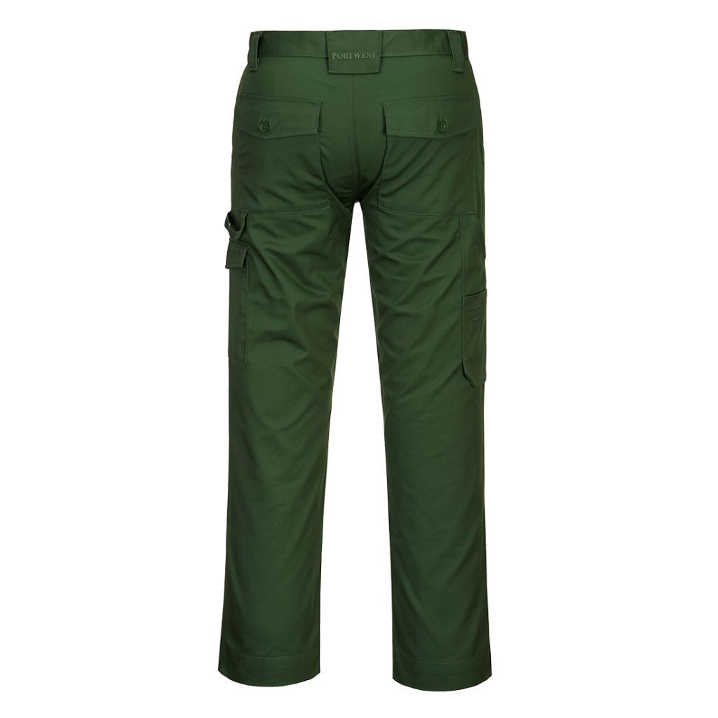 Portwest CD884 Super Work Trouser - Green Rear