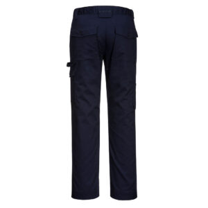 Portwest CD884 Super Work Trouser - Cheap Work Trousers - Navy Back