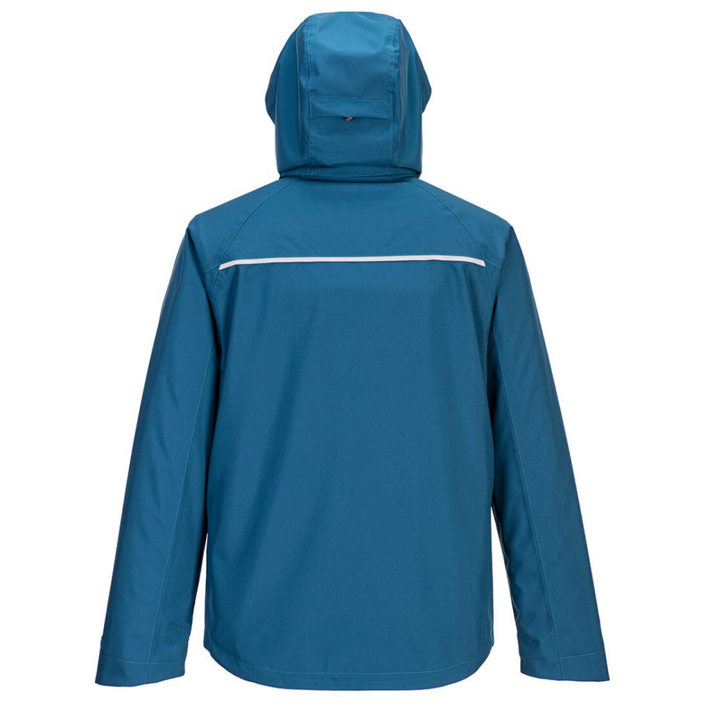 Portwest DX463 DX4 Shell Jacket - rear blue