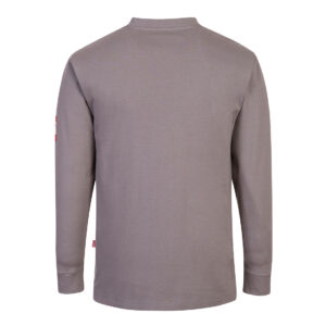 Portwest FR33 FR Anti-Static Crew Neck - Grey Back