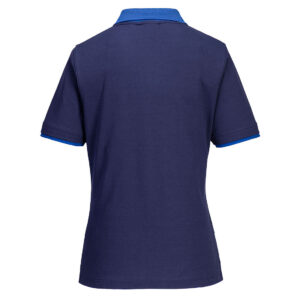 Portwest PW219 Women's PW2 Polo Shirt REAR Blue