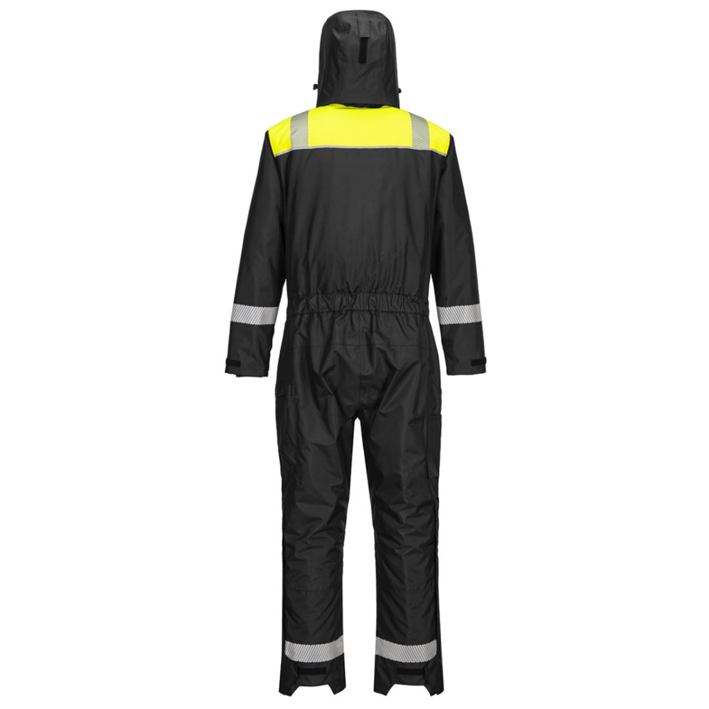 Portwest PW353 PW3 Winter Coverall - Rear black