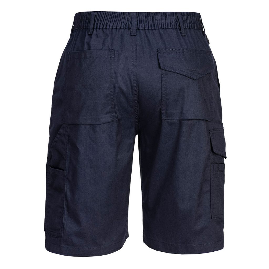 Portwest S797 Women's Combat Short - Rear Navy