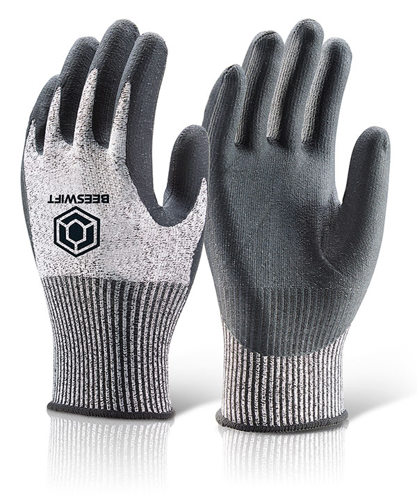 Beeswift KS3 Safety Gloves in Grey