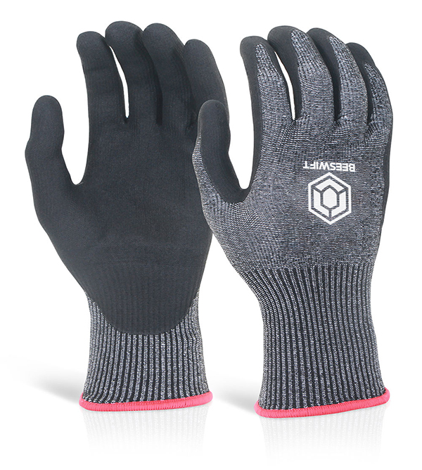 Beeswift KS5 Safety Gloves - Grey Cut Resistant safety gloves