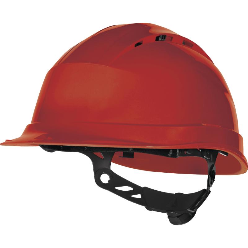 Delta Plus Quartz UP IV Safety Helmet Red