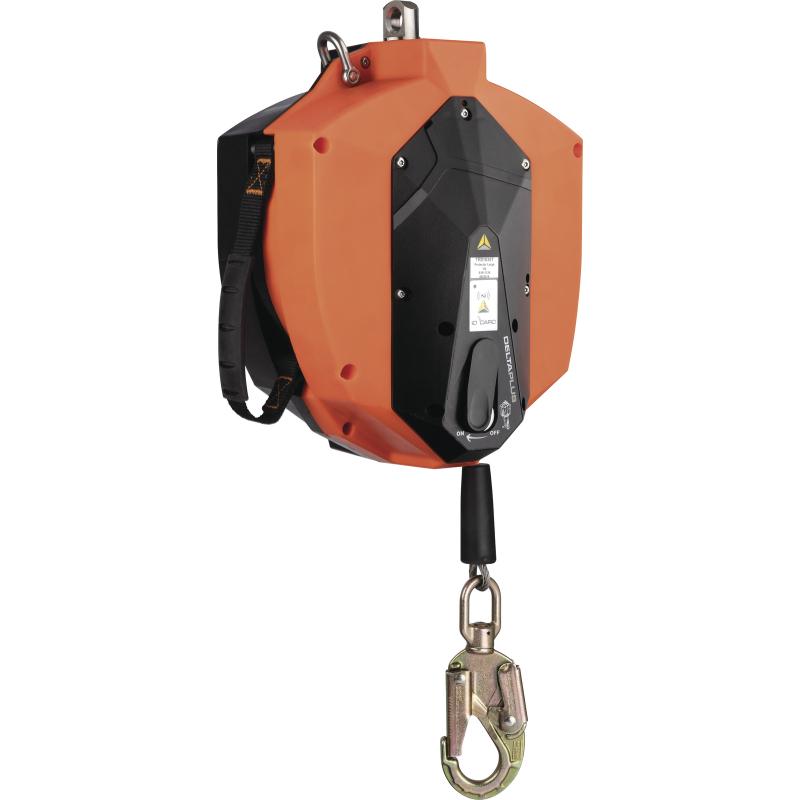 Delta Plus TR01820U 30m Retractable fall arrest lanyard with rescue winch Front