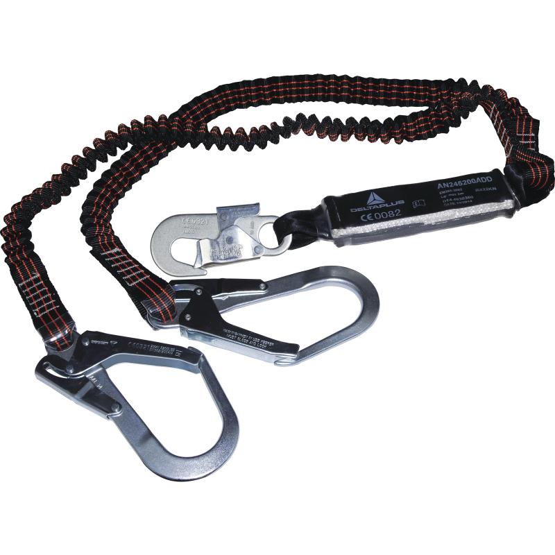 Delta Plus AN245200ADD Fall Arrest 2M Double Lanyard