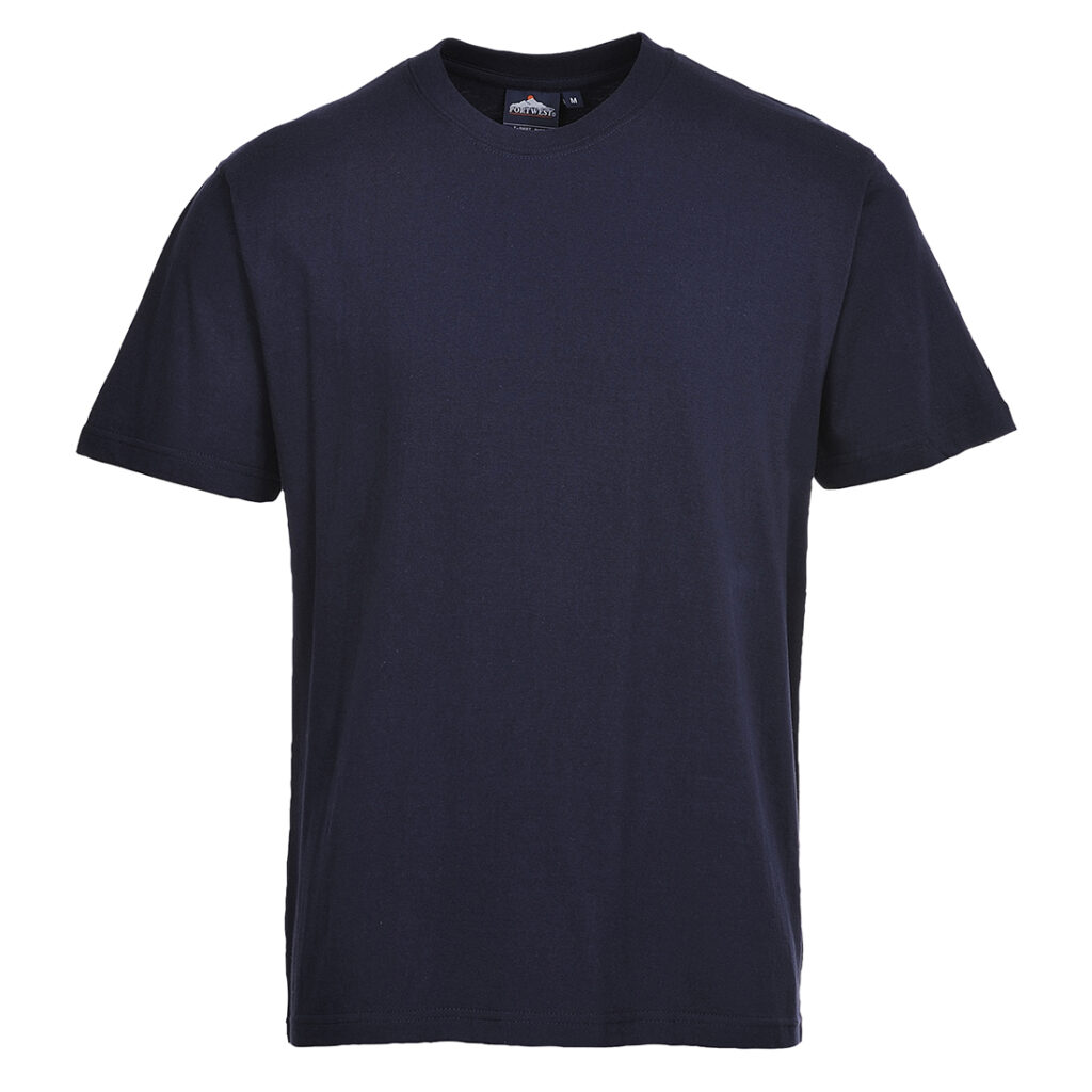 Portwest B195 Turin Premium T Shirt Navy Front