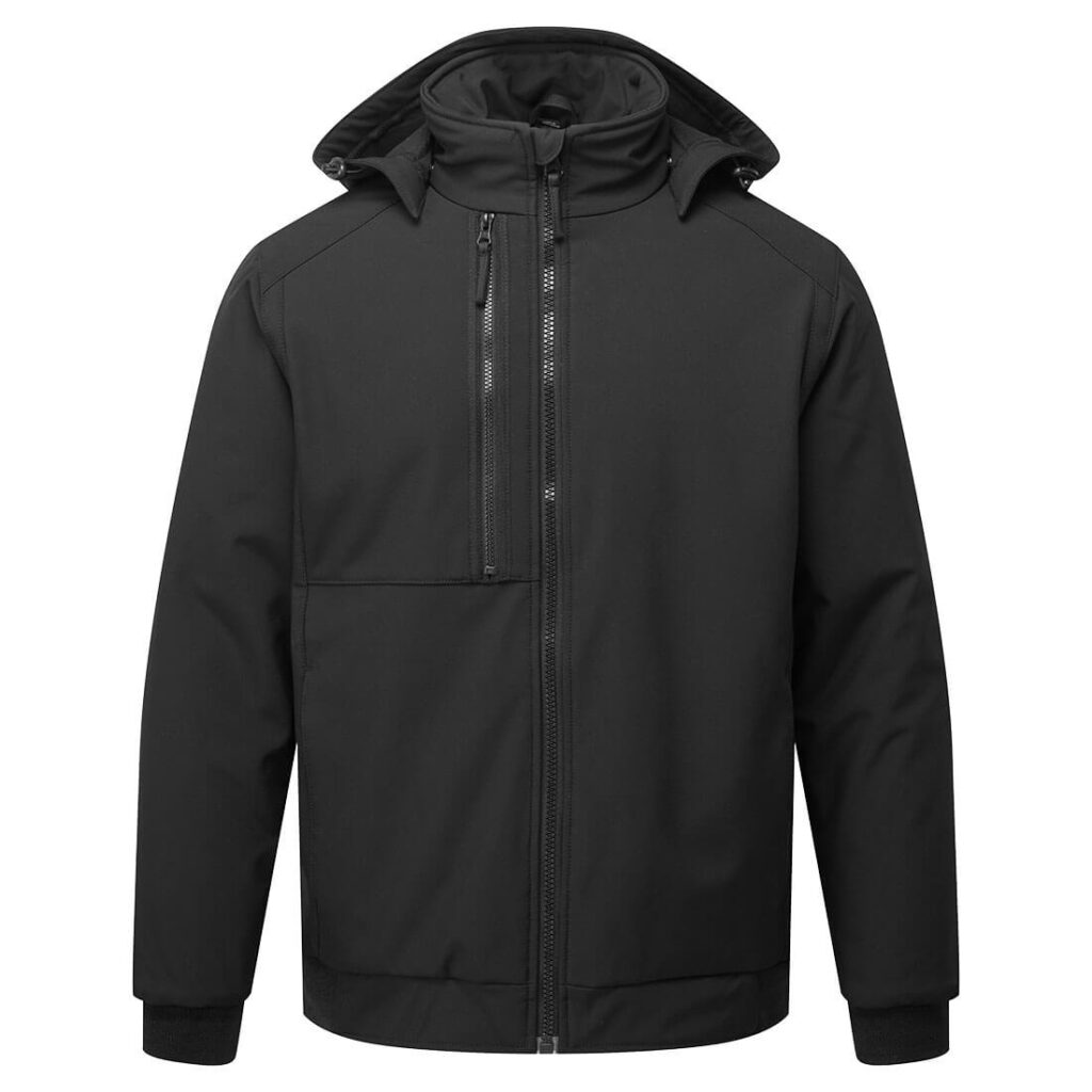 Portwest CD874 WX2 Eco Insulated Softshell Black Front