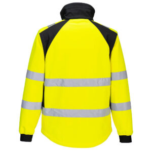 Portwest CD875 WX2 Eco Hi Vis Softshell Yellow rear