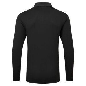 Portwest DX414 DX4 Polo Shirt Long Sleeved Black Rear