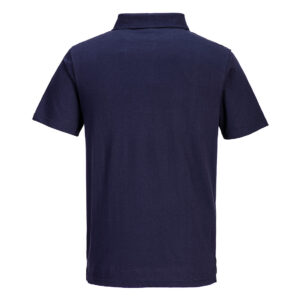 Portwest L210 Lightweight Jersey Polo Shirt Navy Rear