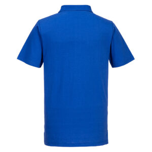 Portwest L210 Lightweight Jersey Polo Shirt Blue Rear