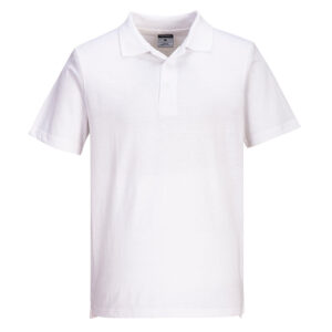 Portwest L210 Lightweight Jersey Polo Shirt White Front