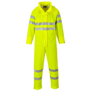 Portwest S495 Sealtex Ultra Hi-Vis Rain Coverall Yellow Front