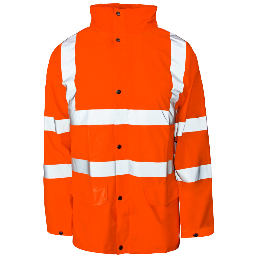 Storm Flex Hi Vis PU Jacket Orange