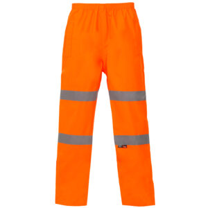 Supertouch Hi Vis Breathable Trousers Orange